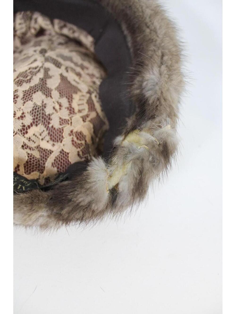 Scrap Item: Lutetia Mink Fur Hat Women Woman Size N/A - Picture 6 of 7